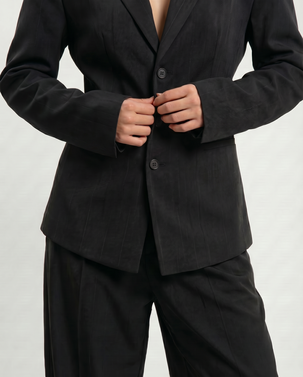 Black Contemporary Suit Set