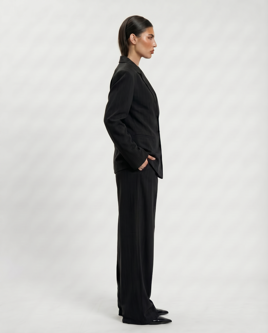 Black Contemporary Suit Set