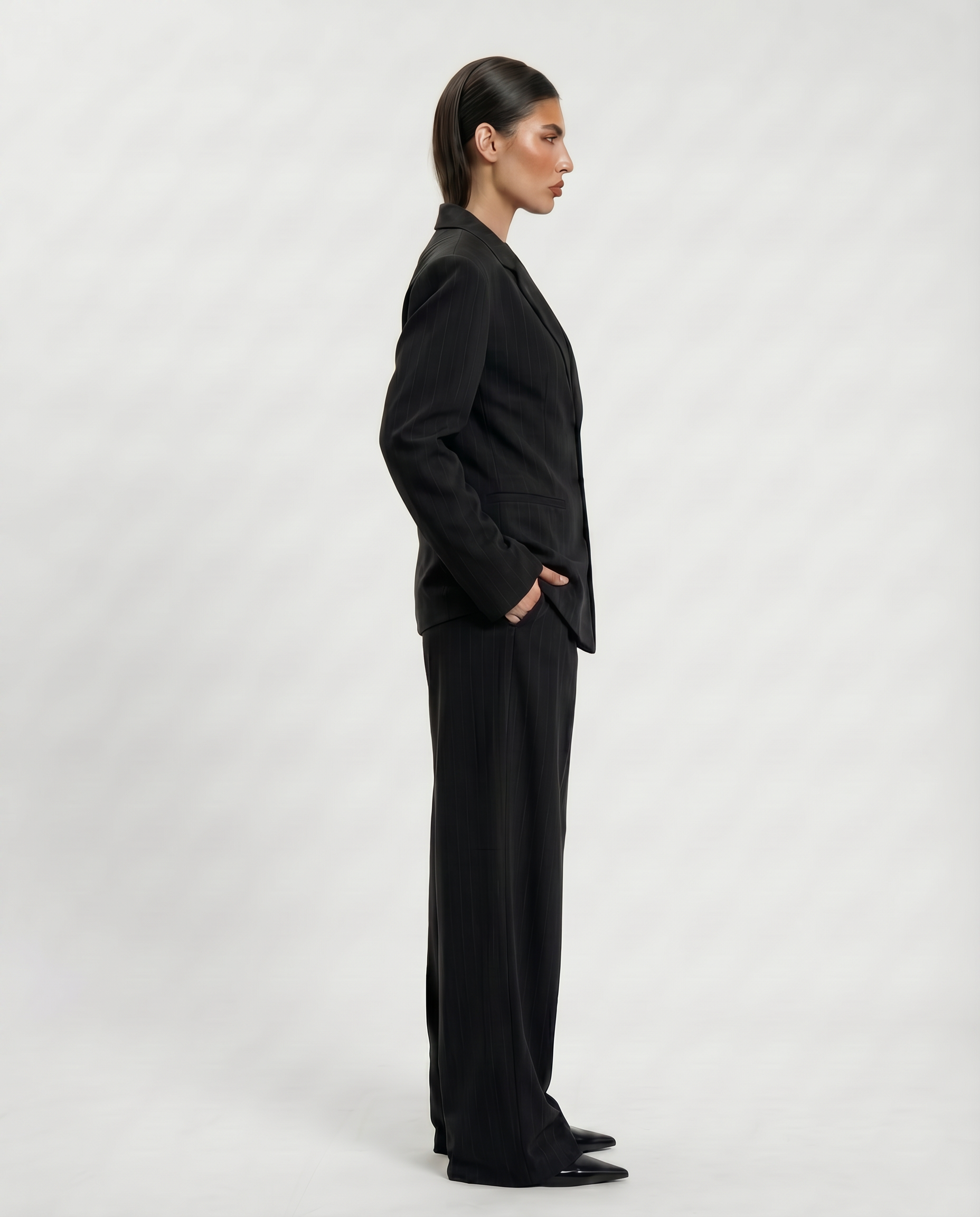Black Contemporary Suit Set